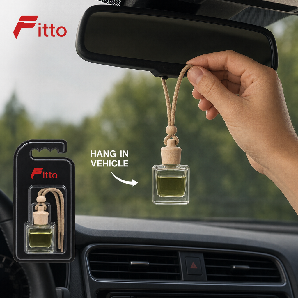96 Pieces Hanging Car Air Fresheners, Sun-Kissed Lily Scent, Bottle-Style Interior Fragrance