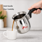 72 Pieces Coffee Warmer Pot, Stainless Steel Body with Bakelite Handle, 24 oz