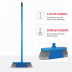 96 Pieces Indoor Broom with Iron Handle, Assorted Colour, 120 cm