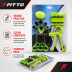 96 Pieces Hand Grip Strength Training Set, Multi-Tool Exercise Kit for Hand and Finger Workouts