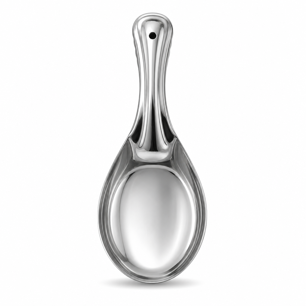 144 Pieces Stainless Steel Oval Rice Spoon, 26 cm