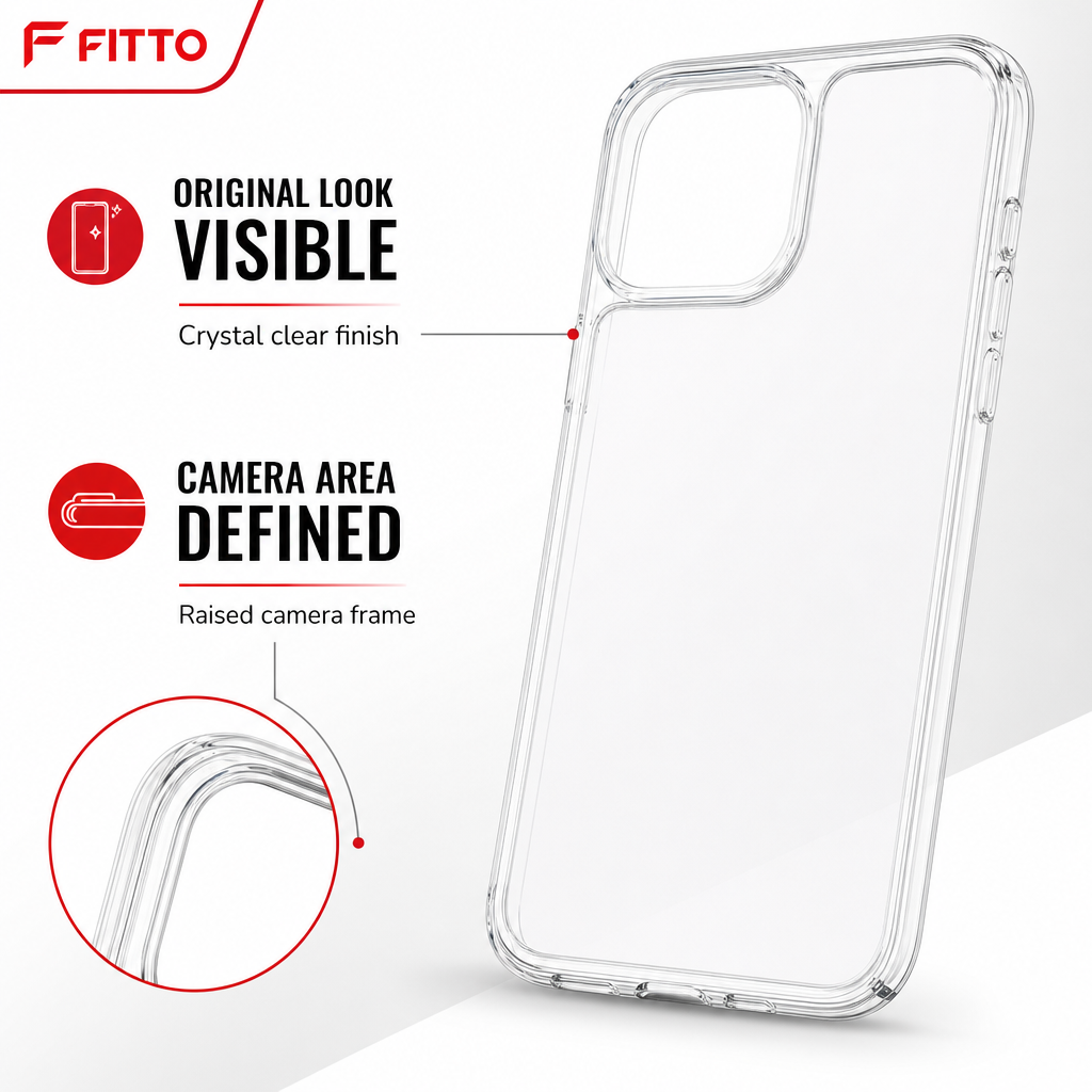 144 Pieces Phone Cases for 15 Pro Handset, Crystal Clear Transparent Cover with Raised Camera Frame