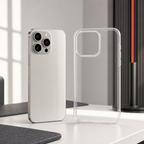 144 Pieces Transparent Phone Cases for 15 Pro Max with Raised Camera Frame