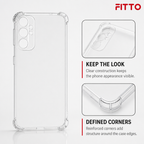 240 Pieces Clear Phone Cases with Reinforced Corners and Anti-Burst Design, Single Protective Cover