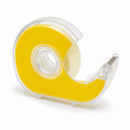 144 Pieces Crystal Clear Tape with Dispenser, 19 mm x 25 yd, Single Roll for Office, School and Desk Use