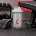 120 Pieces 500ml Shaker Bottle with Mixer Spring, Clear Sports Water Bottles for Fitness and Training