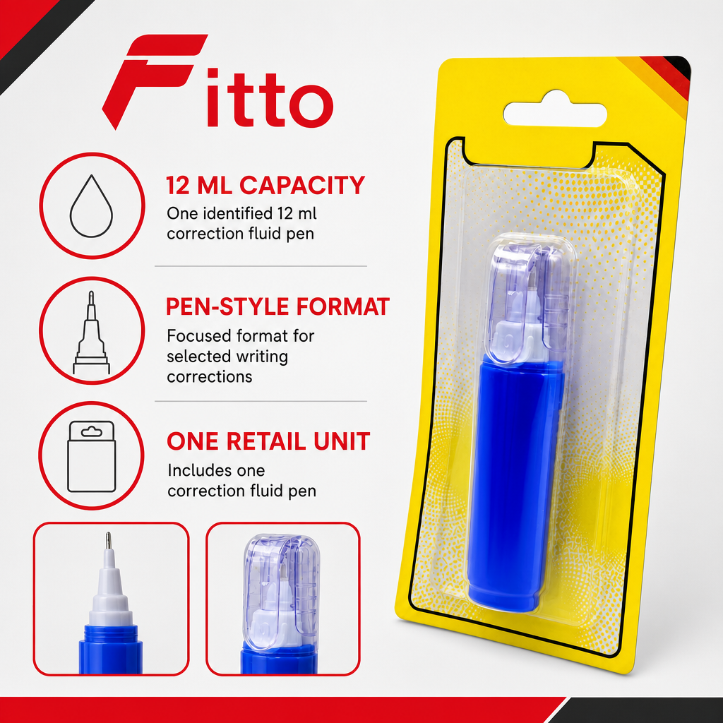 240 Pieces Correction Fluid Pens, 12 ml, Blue and White, 1 Piece