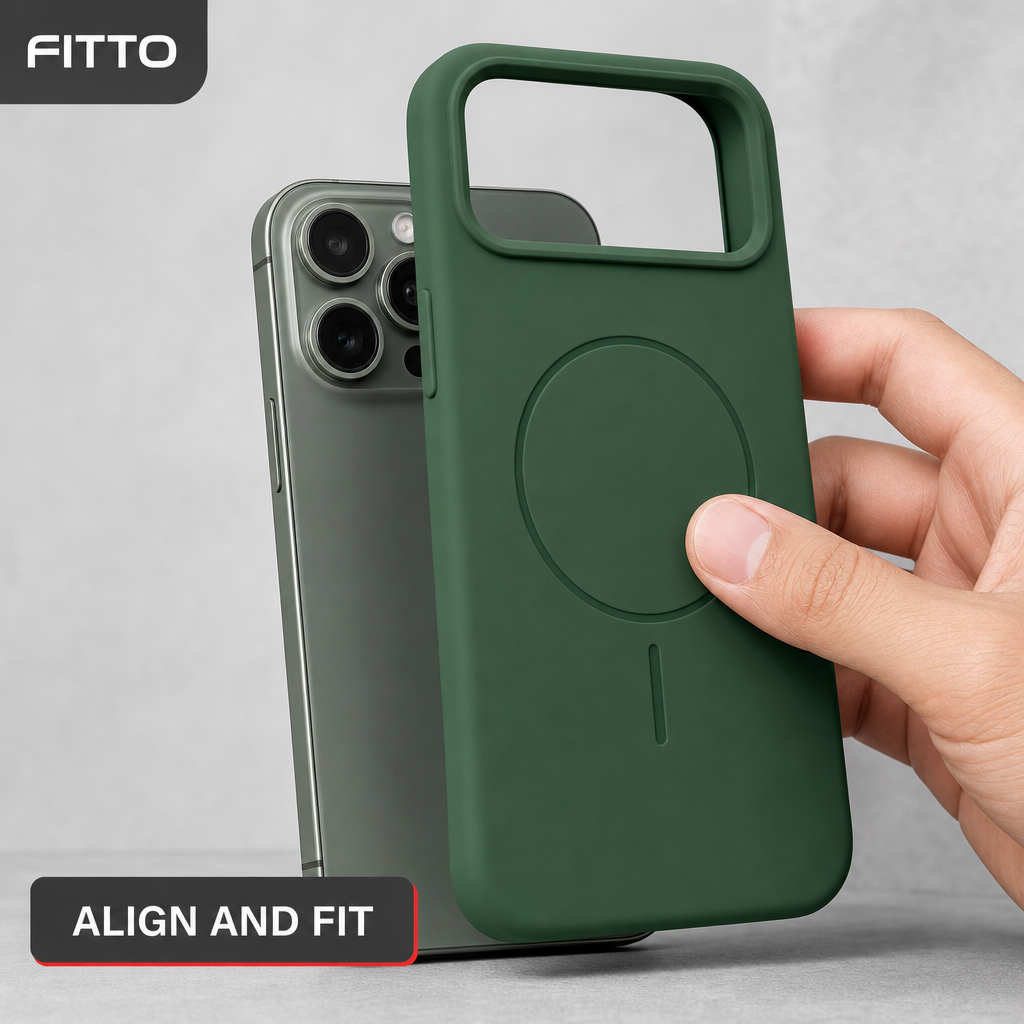 120 Pieces Silicone Magnetic Phone Cases with Raised Camera Protection for 17 Pro, Green