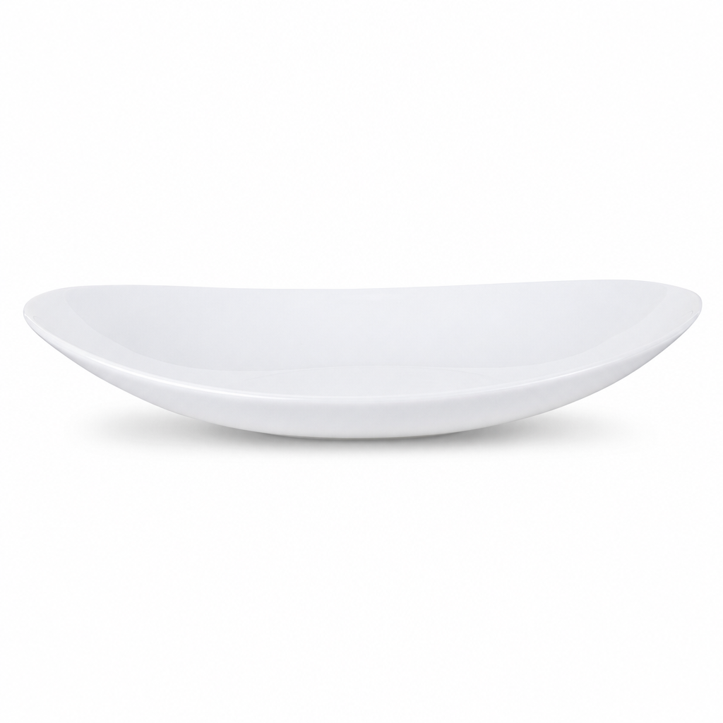 96 Pieces Opal Soup Plate, 9 Inch, White Tablewares