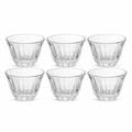 96 Pieces Clear Glass Cawa Cups with Fluted Base, 6 Pieces