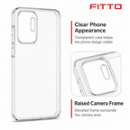144 Pieces Crystal Clear Phone Cases with Raised Camera Frame for Galaxy A16 4G, Transparent