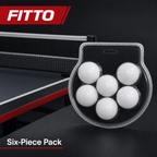 144 Pieces Table Tennis Balls, White, 6-Piece Pack for Practice and Recreational Games