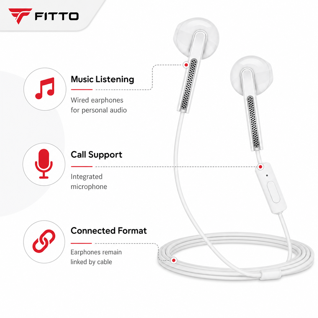 240 Pieces Wired Music Earphones with Microphone, White