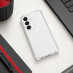 240 Pieces Clear Anti-Burst Protective Phone Cases with Reinforced Corners for Galaxy S25