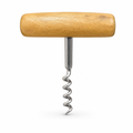 240 Pieces Corkscrews with Wooden Handle, Metal Spiral Wine Bottle Opener, 1 Piece