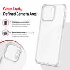 144 Pieces Transparent Phone Cases for 15 Pro Max with Raised Camera Frame