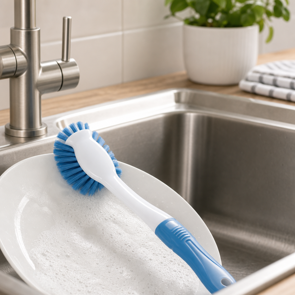 120 Pieces Dish Brushes with Long Handle, Assorted Colour, 29 cm, Single Piece