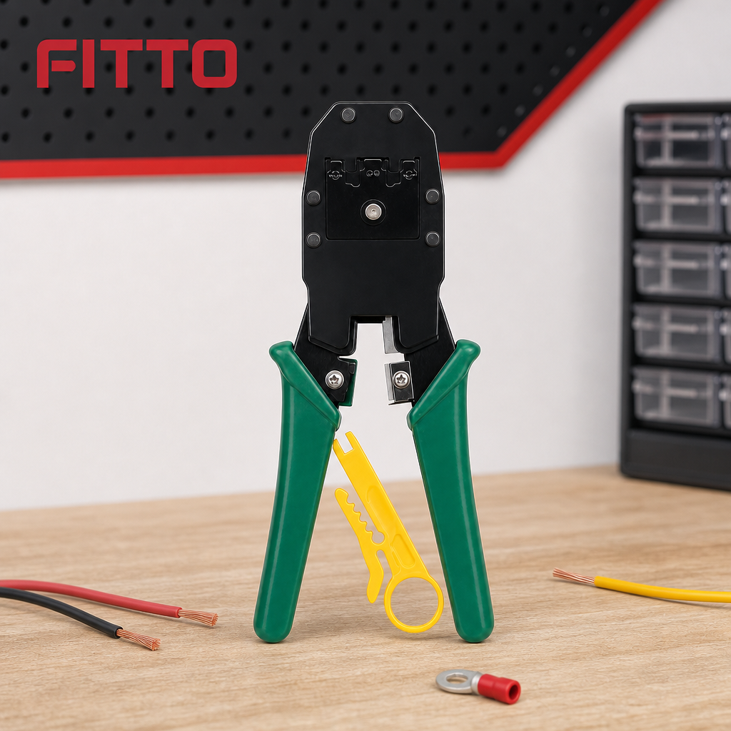 96 Pieces Wire Stripping & Crimping Plierses, 20 cm, Black Green Yellow, 1 Piece