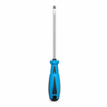 144 Pieces Long Flathead Screwdriver with Comfort Grip, 35 cm, Blue Black Silver, 1 Piece