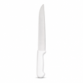 60 Pieces Kitchen Knives 10 Inch with PVC Handle, White and Silver, 1 Piece