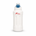 72 Pieces 1000ml Water Bottle with Carry Strap, White