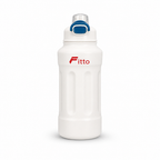 72 Pieces 1000ml Water Bottle with Carry Strap, White