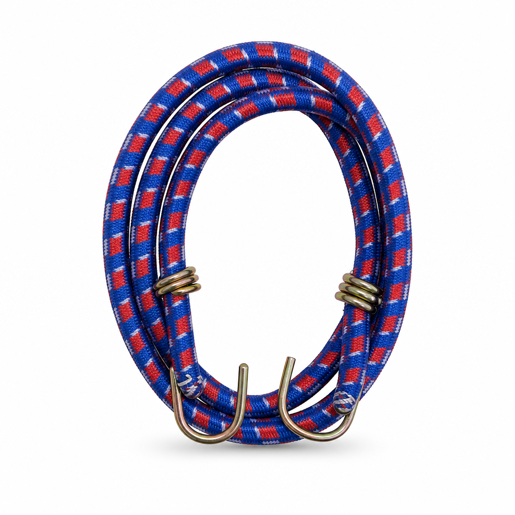 144 Pieces Elastic Bungee Cords with Hooks, 1.5 m, Multicolor, 1 Piece