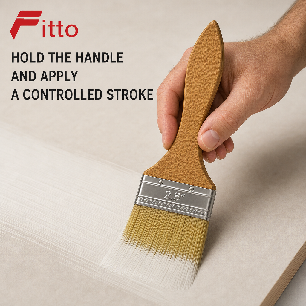 240 Pieces Paint Brush With Wooden Handle, 2.5-Inch Flat Head, 1 Piece