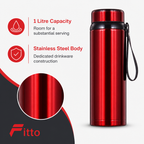 96 Pieces Stainless Steel Vacuum Flask, 1 Litre, 1 Piece