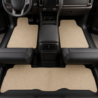 48 Pieces Thick Carpet Universal SUV Floor Mat Set, Beige, 3-Piece