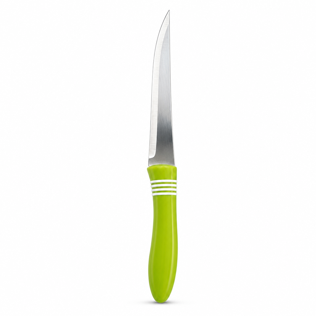 96 Pieces Stainless Steel Kitchen Knives with Green Handle, 30 cm