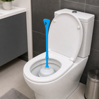 96 Pieces Toilet Plungers with Long Handle, 55 cm, Assorted Colour