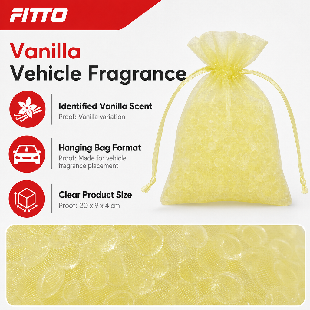 120 Pieces Car Air Fresheners Fresh Bag Vanilla Scent Hanging Fragrance 20 x 9 x 4 cm 1 Piece
