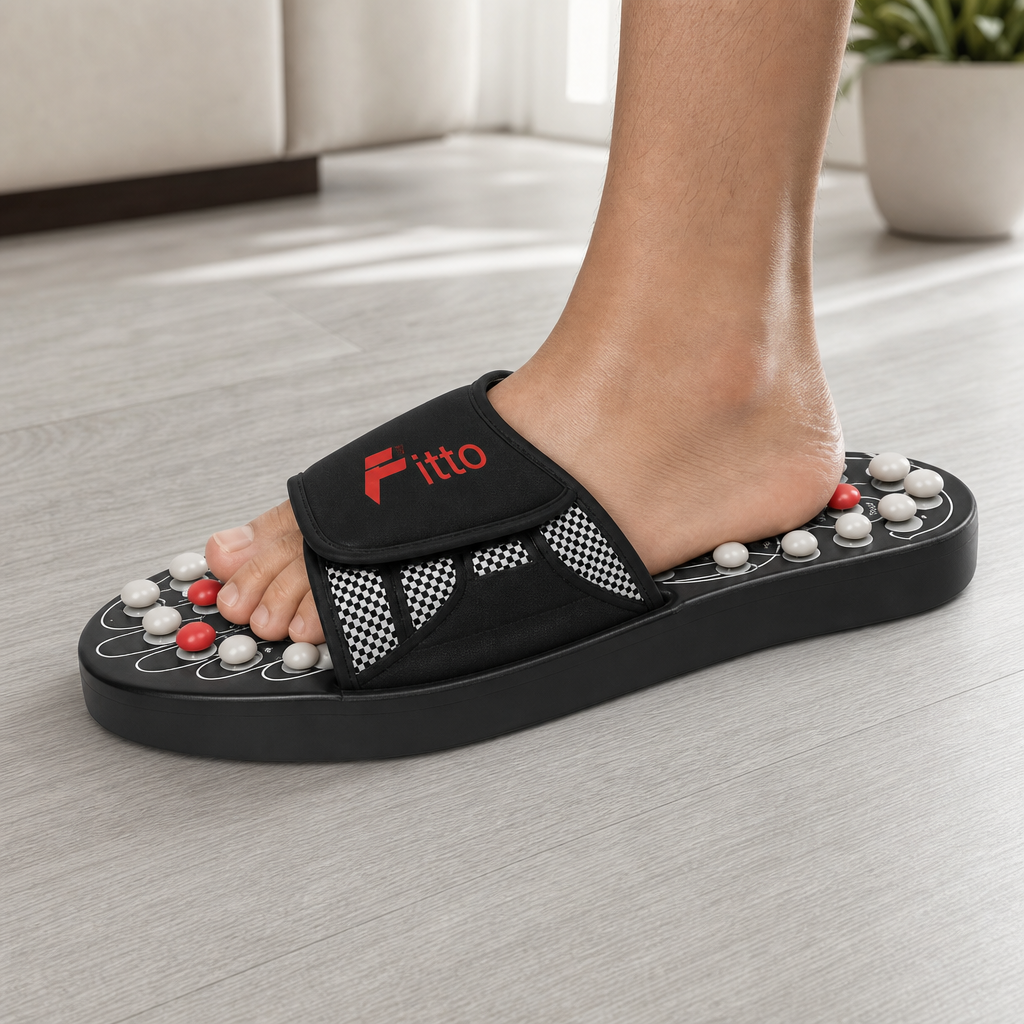 72 Pieces Black Foot Reflex Massager, Raised Massage Nodes, 1 Piece
