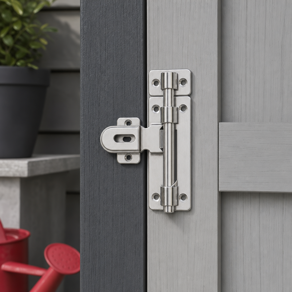 144 Pieces Sliding Tower Bolt Door Latch, 4 Inch, 10.2 cm, Silver, 1 Set