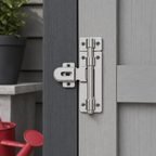 144 Pieces Sliding Tower Bolt Door Latch, 4 Inch, 10.2 cm, Silver, 1 Set