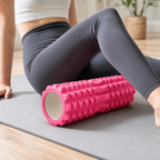 72 Pieces Textured Foam Rollers, 44 cm, Pink