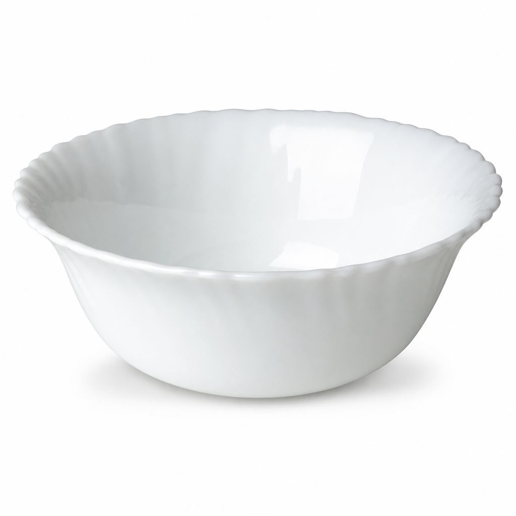 120 Pieces Opal Glass Bowl, 6 Inch, White