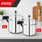 48 Pieces Aluminium Pressure Cooker Combo, 3 L + 5 L, Two-Size Cookwares Set