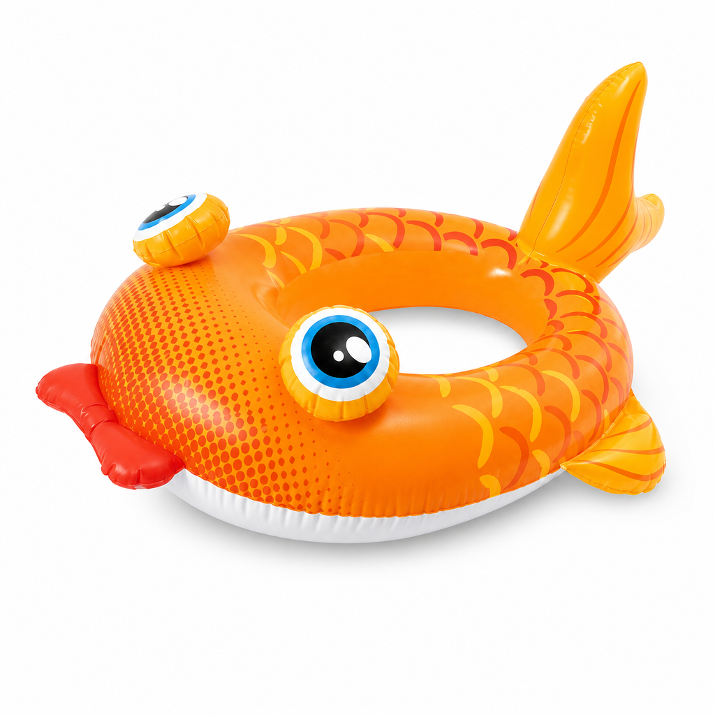 120 Pieces Inflatable Animal Pool Float, Orange Water Play Float, 1 Piece
