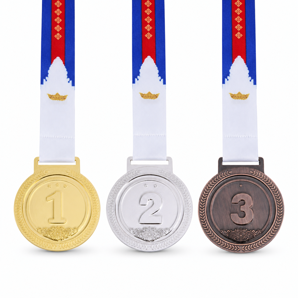 144 Pieces Award Medals with Ribbons, 1st 2nd 3rd Place Set for Sports Events, Competitions and Recognition Ceremonies