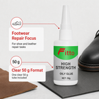 96 Pieces Clear Shoe and Leather Repair Glue, 50 g, 1 Tube