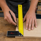 120 Pieces Carpenter L-Square Ruler, 14 Inch Yellow and Black Right-Angle Measuring Tool, 1 Piece