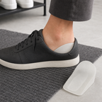 96 Pieces Frosted White Silicone Heel Lift Inserts, 2.5–3.5 cm Height, 1 Pair for Shoes