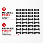 120 Pieces Nasal Dilators, Reusable Nasal Inserts, Black, 30 Pieces