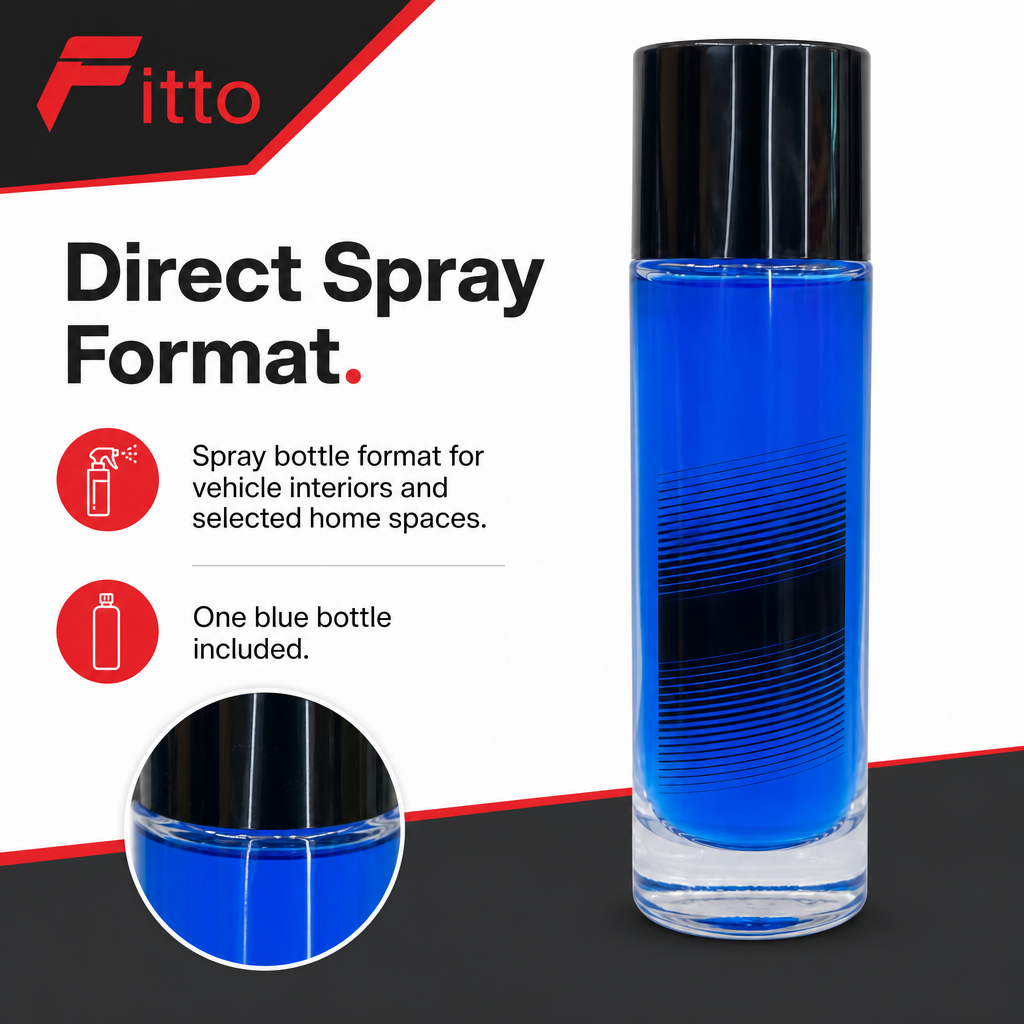 96 Pieces Car & Home Air Freshener Spray, Blue, 1 Bottle