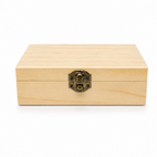 96 Pieces Wooden Storage Box, Rectangular Keepsake Organizer, 6 x 4 Inch