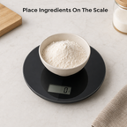 96 Pieces Digital Kitchen Scales with LCD Display, 5 kg Capacity, Black, 1 Piece