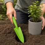 120 Pieces Hand Garden Transplanter Trowel, 25 cm, Green, 1 Piece