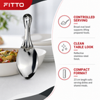 120 Pieces Stainless Steel Rice Serving Spoon Small 23 cm